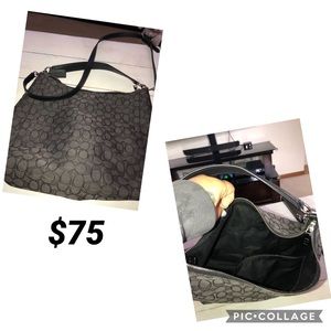 Black coach crossbody